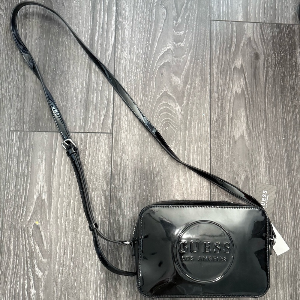 NWT GUESS Black Crossbody Bag